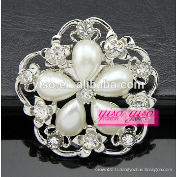 Fashion pearl flower dernière broche design